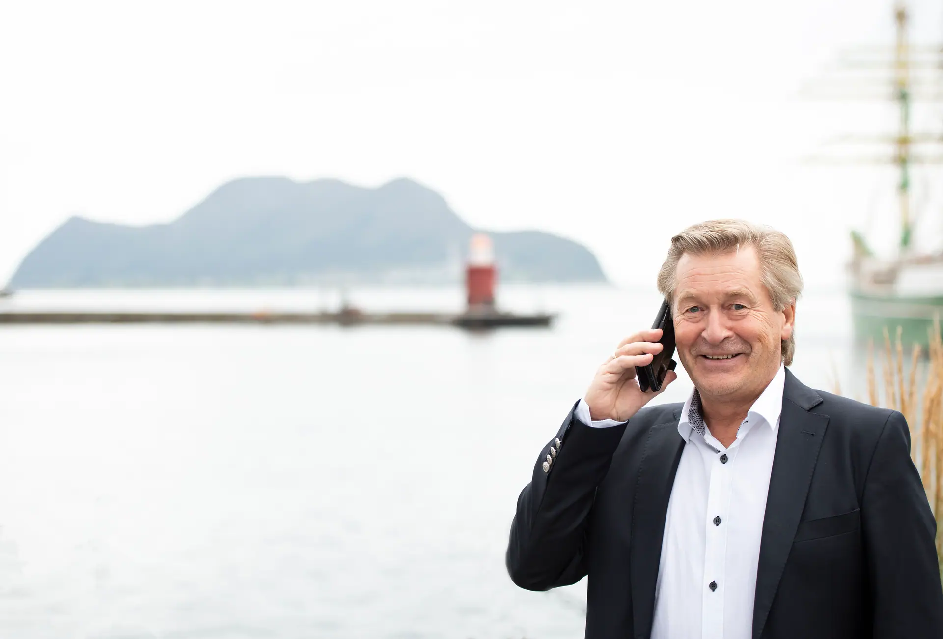 Kåre Gunnar Sætre by the harbour in Ålesund